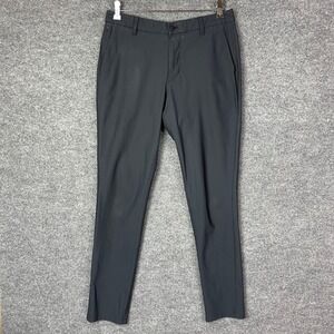 7 Diamonds Infinity Mens Performance Chino Pants Charcoal Gray 32 Slim Fit